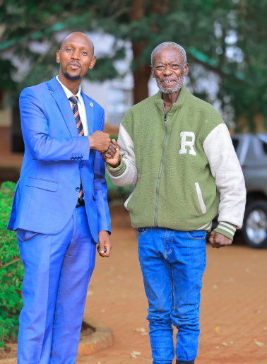 Geoffrey Mosiria and Peter Kinyonga, the man he rescued. PHOTO/@HonMosiria/X
