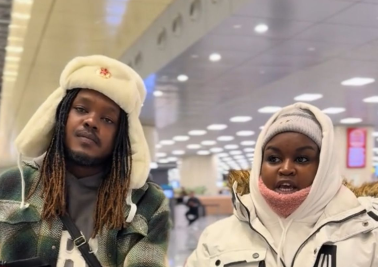 TikTok dancers Nkatha and Tonioh of the Alfa House. PHOTO/Screengrab by K24 Digital