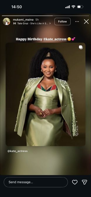 A post shared by Mukami Maina on her Instagram. PHOTO/Screengrab by K24 Digital