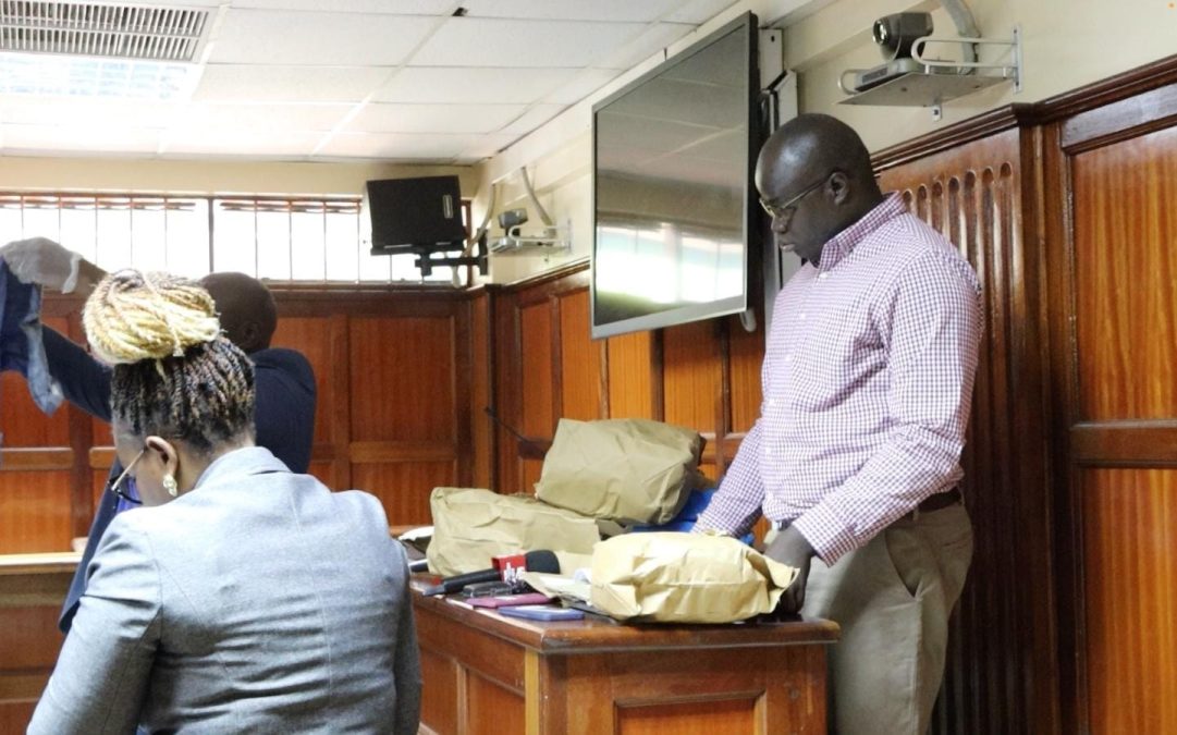 Corporal Horace Arwa appears before Milimani High Court Judge Alexander Muteti on Tuesday, February 10, 2026.PHOTO/Zipporah Ngwatu