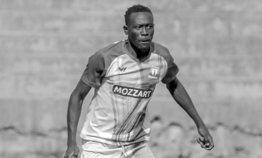 Mourners torch houses at the late footballer Silas Abungana's family compound