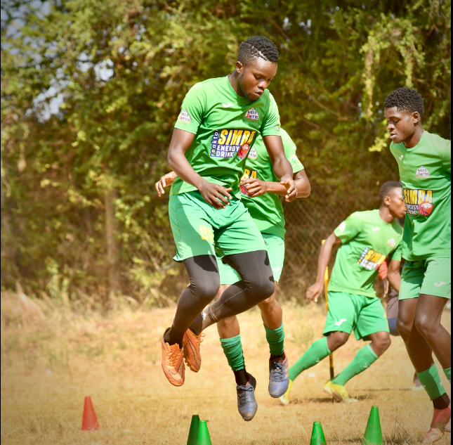 Bidco United players in training. PHOTO/https://www.facebook.com/profile.php?id=61582131954578