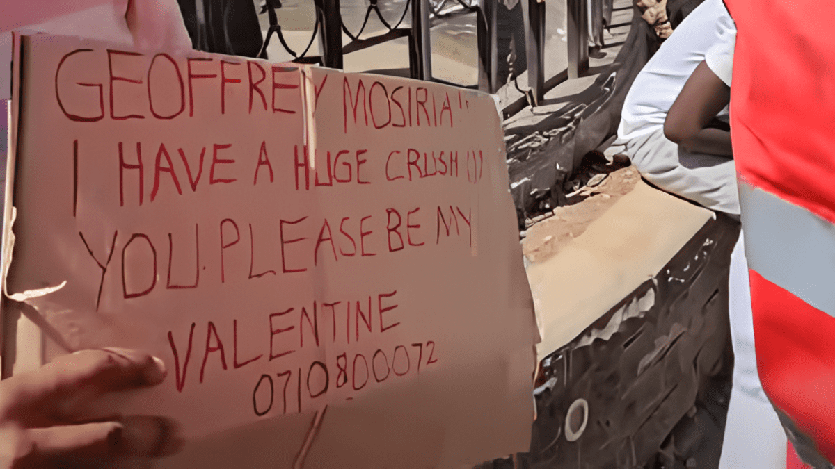 Be my Valentine! Mosiria meets man who crushed on him