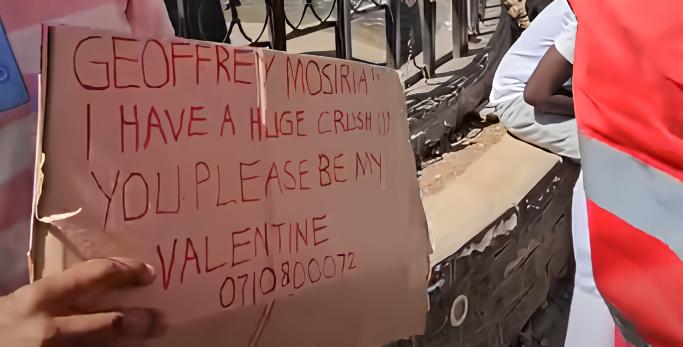 Be my Valentine! Mosiria meets man who crushed on him