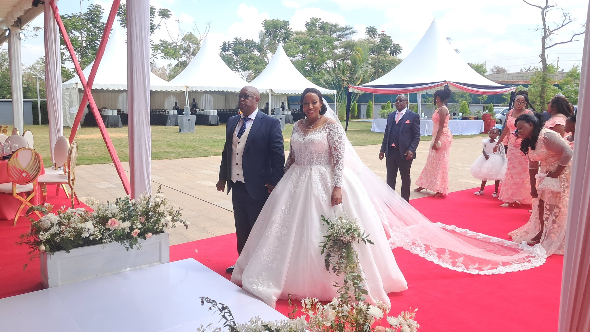 Lari MP Mburu Kahangara marries long-time partner Monicah in beautiful church wedding