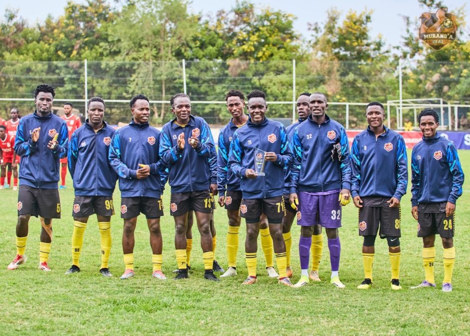 Murang'a SEAL players in a previous match. PHOTO/https://www.facebook.com/murangaseal