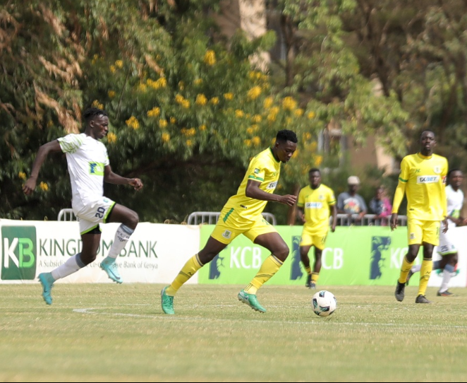 A league action between KCB and Mathare United. PHOTO/Mathare United