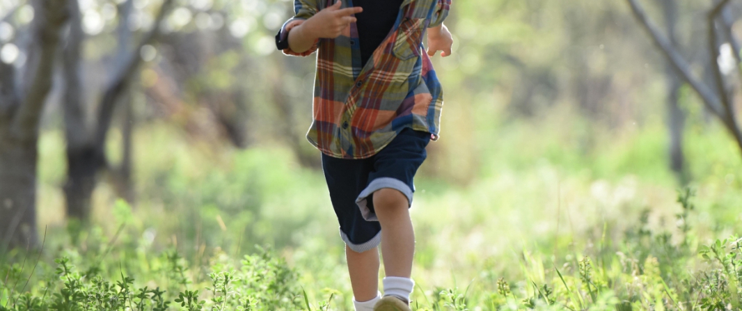 A kid running during a past physical exercise. PHOTO/Pexels