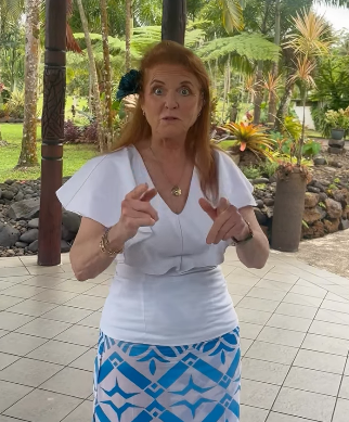Sarah Ferguson during a past incident. PHOTO/@sarahferguson15/Instagram