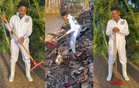Eric Omondi shares videos of Kenyans getting creative with brooms ahead of ‘Fagia Nairobi’ exercise