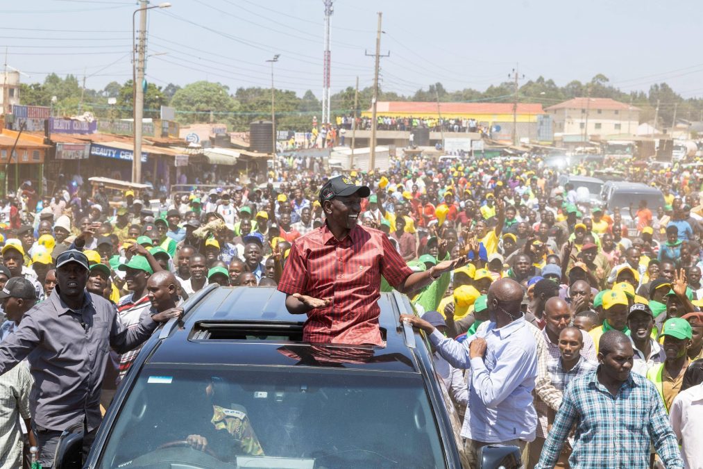 President William Ruto addressing a crowd in Chwele, Kabuchai Constituency on Tuesday, March 17, 2026. PHOTO/https://www.facebook.com/williamsamoei