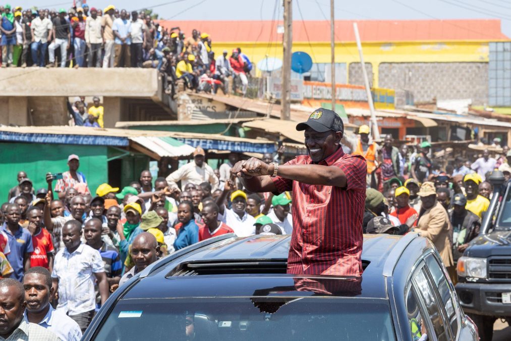 President William Ruto addressing a crowd in Chwele, Kabuchai Constituency on Tuesday, March 17, 2026. PHOTO/https://www.facebook.com/williamsamoei