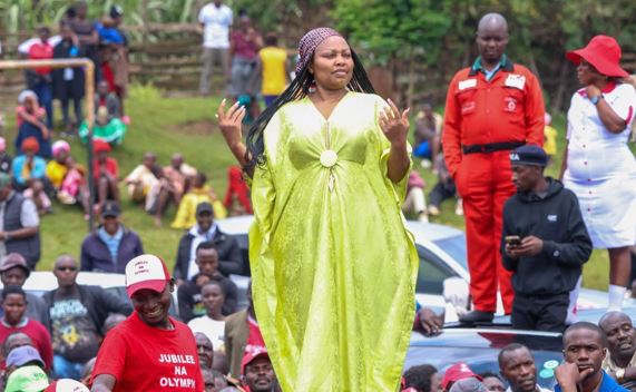 Millicent Omanga during political engagements by opposition politicians in Kisii and Nyamira on February 25, 2026. PHOTO/ @MillicentOmanga