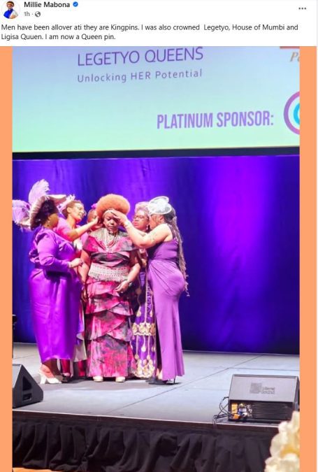 Millie Odhiambo’s statement after being feted in Australia. PHOTO/A screengrab by K24 Digital from https://www.facebook.com/millie.mabona