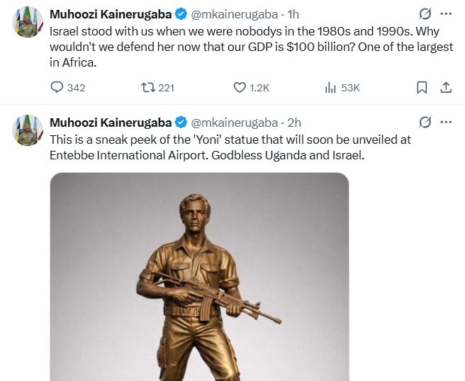 Uganda’s Chief of Defence Forces (CDF), General Muhoozi Kainerugaba’s tweet. PHOTO/ @mkainerugaba