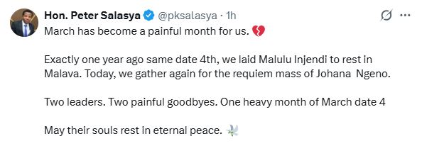 Peter Salasya’s statement. PHOTO/ @pksalasya