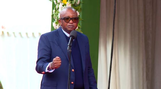 A screengrab image of PS Charles Hinga by K24 Digital PHOTO/ @StateHouseKenya