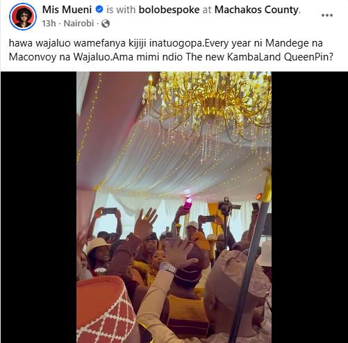 A screengrab image of Miss Mueni’s statement. PHOTO/ https://www.facebook.com/phine.mwesh