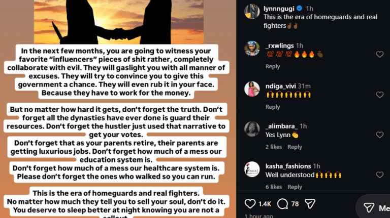 Lynn Ngugi’s post. PHOTO/@lynngugi/Instagram