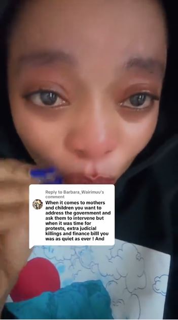 Gloria Ntazola. PHOTO/A screengrab by K24 Digital from https://www.tiktok.com/@ntazola.gloria