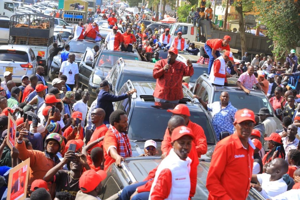 Jubilee Party Deputy Leader Fred Matiang’i in Narok during the opening of the party office on Tuesday, March 17, 2026. PHOTO/@RealMatiangi/X