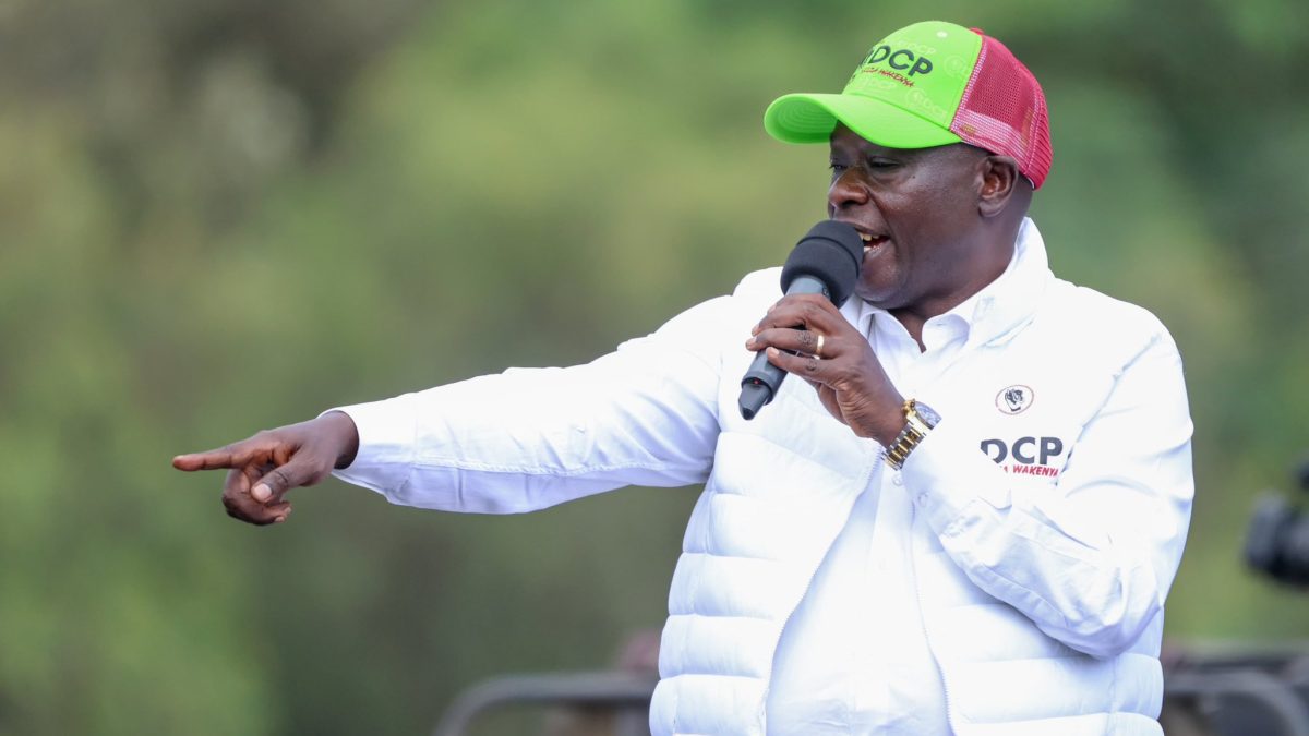 Rigathi Gachagua addressing residents of Lare in Njoro Constituency, Nakuru County on Tuesday, March 17, 2026. PHOTO/https://www.facebook.com/DPGachagua