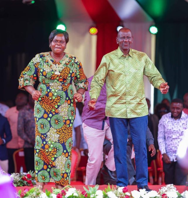Homabay Governor Gladys Wanga addressing a crowd in Migori on Sunday, March 22, 2026. PHOTO/ https://www.facebook.com/GladysWanga043