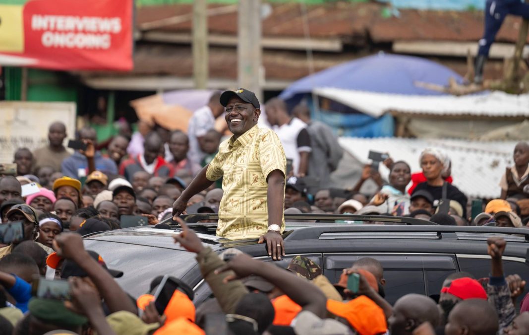 President William Ruto during a visit to Homabay County on March 23,2026. PHOTO/ https://www.facebook.com/williamsamoei