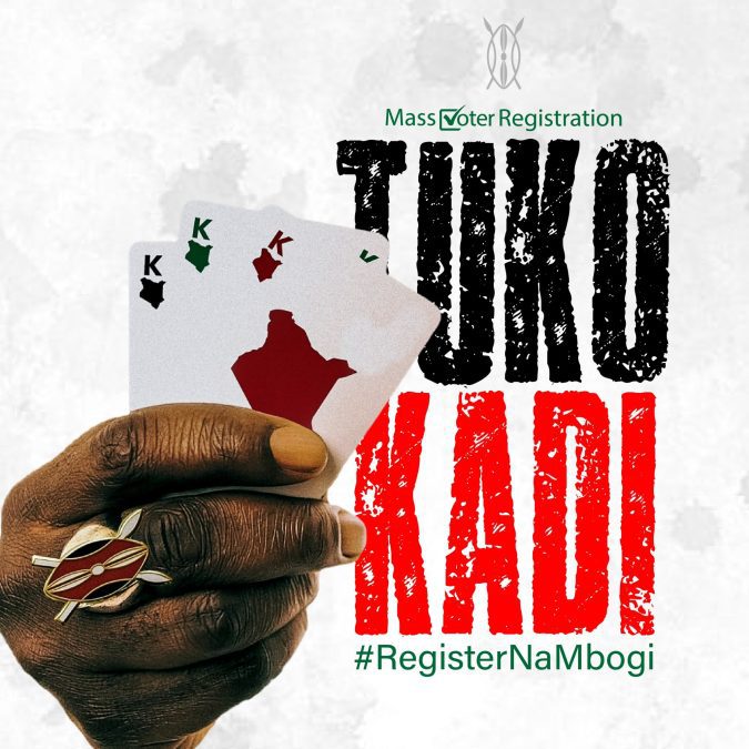 A poster shared by Allans Ademba urging Kenyans to register as voters. PHOTO/ @Ademba_47