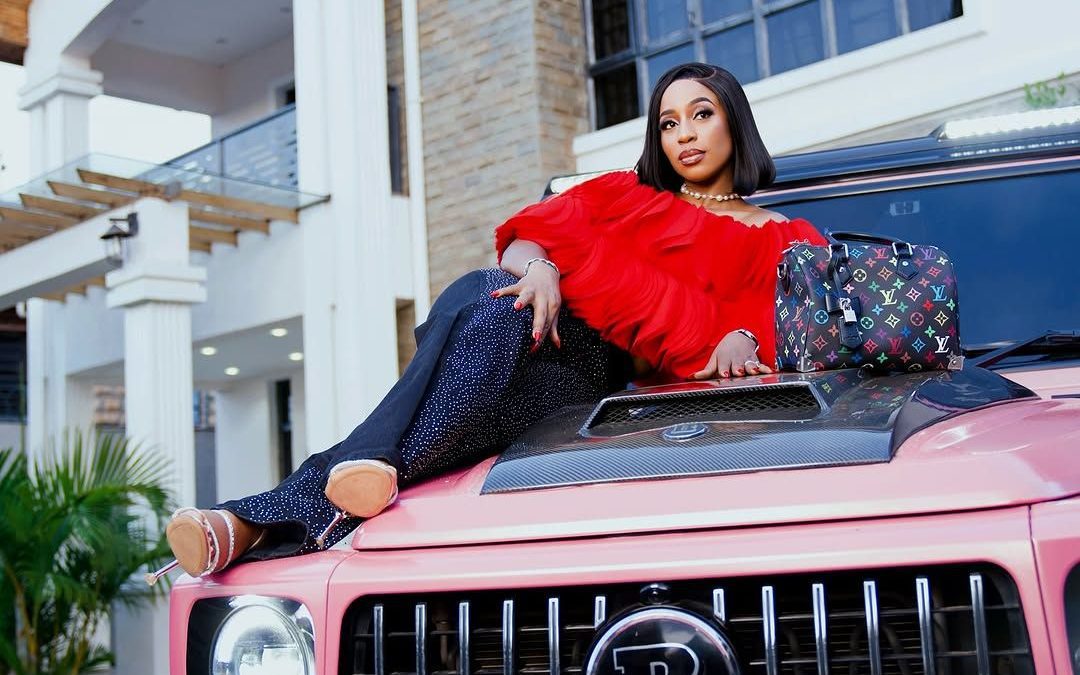 Diana Bahati reacts after Lenana School unrest forces son Morgan to return home