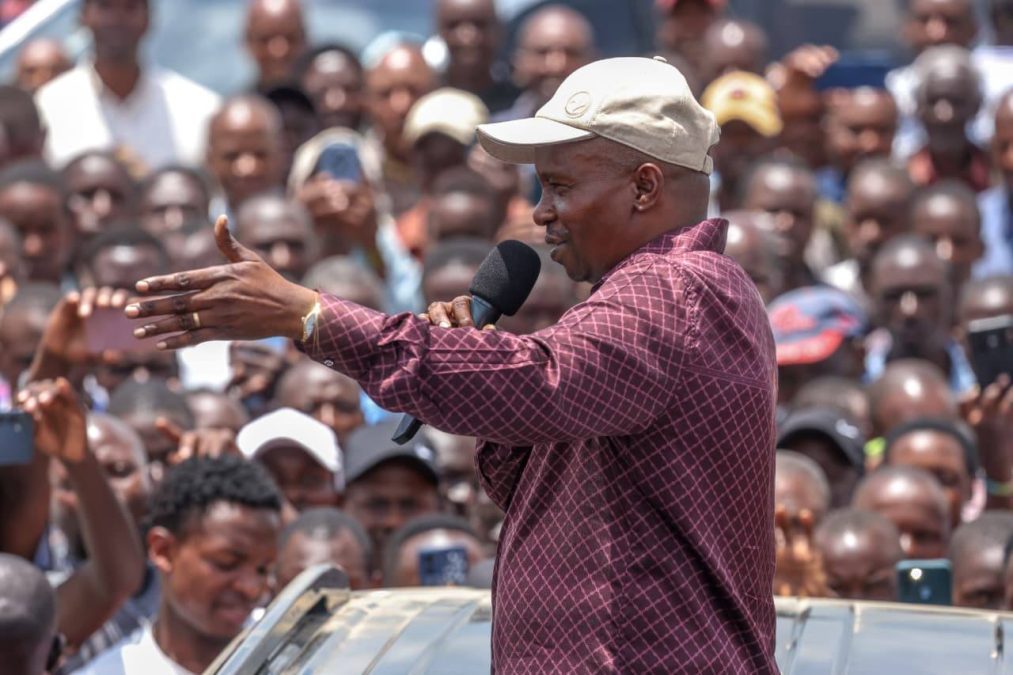 Deputy President Kithure Kindiki addressing a rally in Bomet on Wednesday, March 18, 2026. PHOTO/https://www.facebook.com/KithureKindiki
