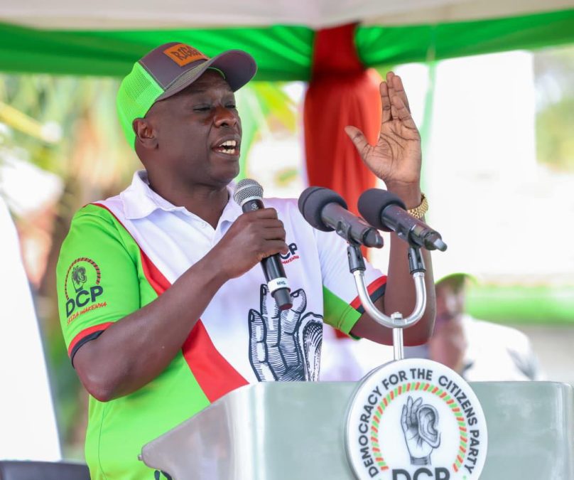 Rigathi Gachagua addressing DCP supporters at party headquarters on Thursday, March 19, 2026. PHOTO/https://www.facebook.com/DPGachagua