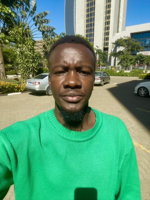 Photojournalist Allans Ademba at a past occasion. PHOTO/@Ademba_47/X