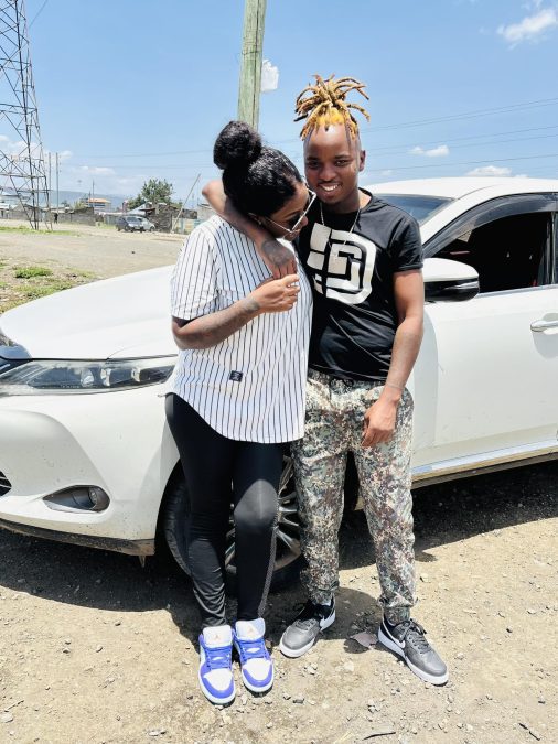 Producer Magix Enga and his wife Joy. PHOTO/@magix_enga/Instagram