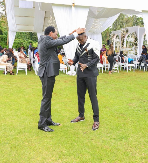 Ezekiel Mutua with Oga Obinna. PHOTO/ https://www.facebook.com/ezekiel.mutua