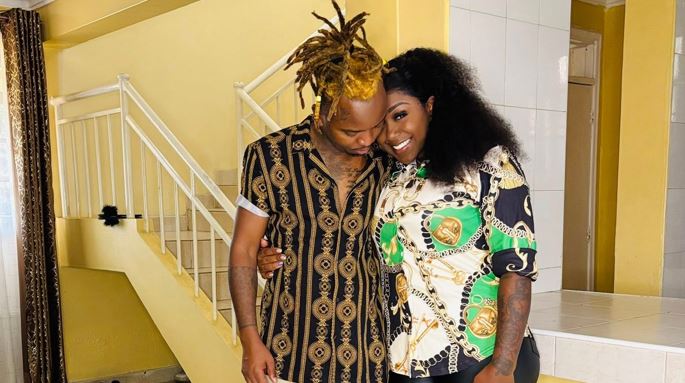 Producer Magix Enga and his wife Joy. PHOTO/@magix_enga/Instagram