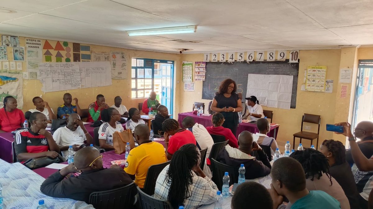 Educators and coaches undergo practical training to enhance their skills in guiding children with special needs during the upcoming Kisumu County primary school games. PHOTO: Viola Kosome
