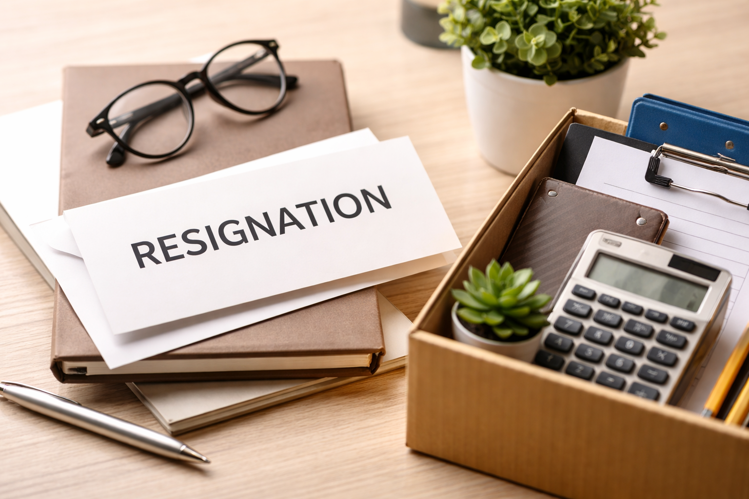 How to honorably resign from work