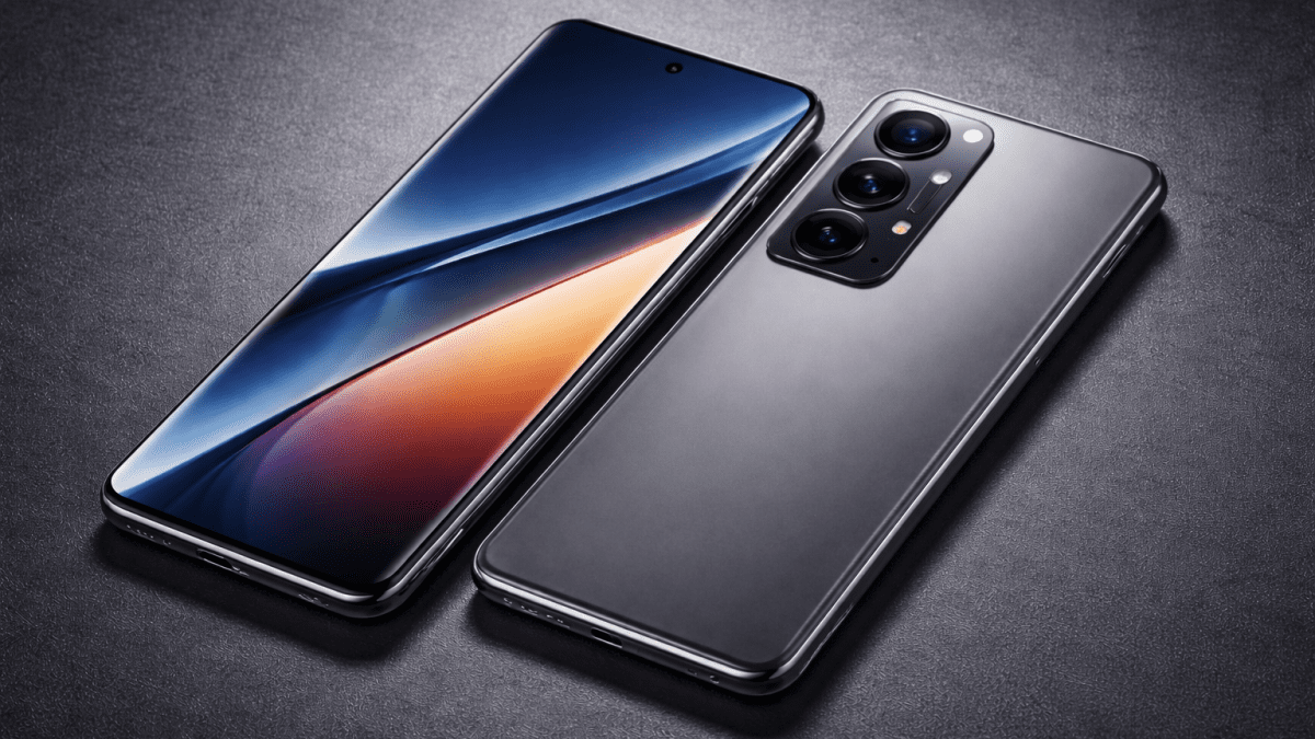A sleek modern smartphone with an edge to edge display and triple camera setup, representing the premium design and high end features commonly found in flagship devices. PHOTO/Photo generated by AI
