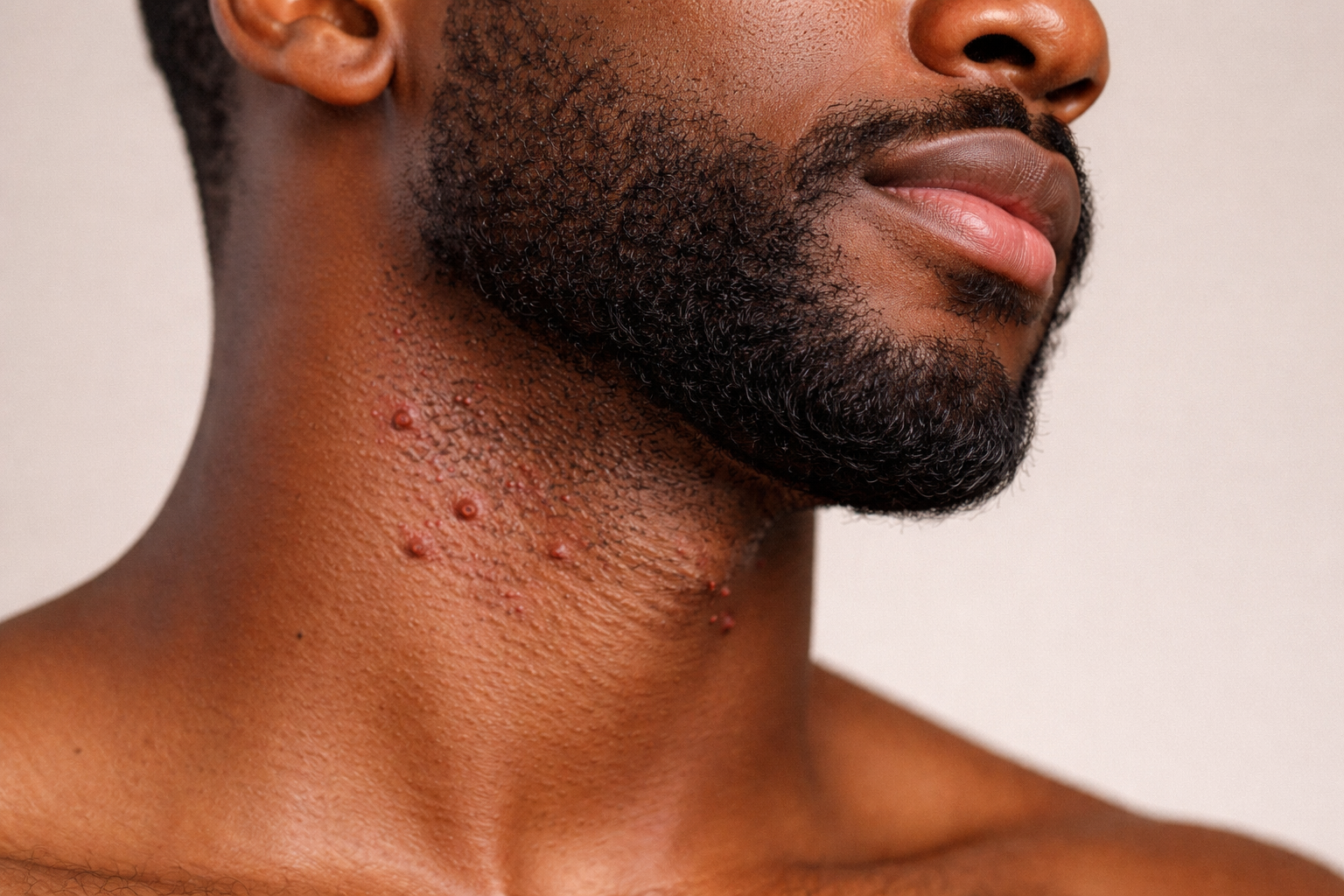 Why you develop pimples after shaving beards