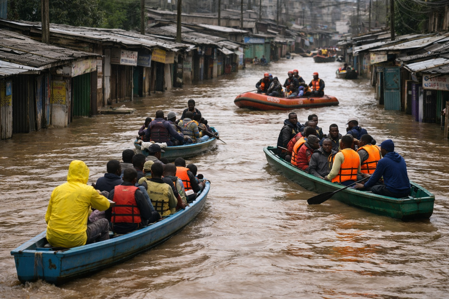 Sakaja advocates for boats amid Nairobi flooding