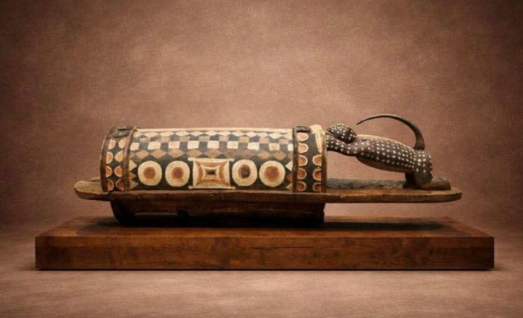 France returns sacred talking drum looted during colonial rule to Ivory Coast