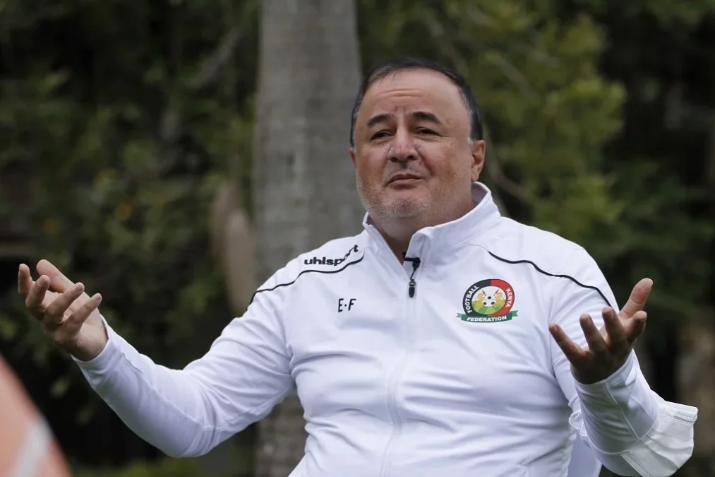 Former Harambee Stars coach Engin Firat. PHTO/@Harambee__Stars/X