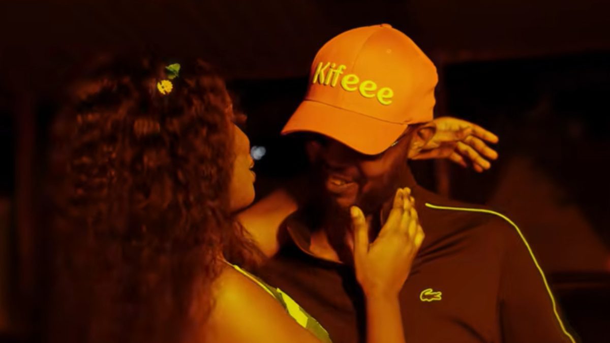 Andrew Kibe and Dyana Cods in calipso music video. PHOTO/screengrab by K24 Digital/@dyanacods/YouTube