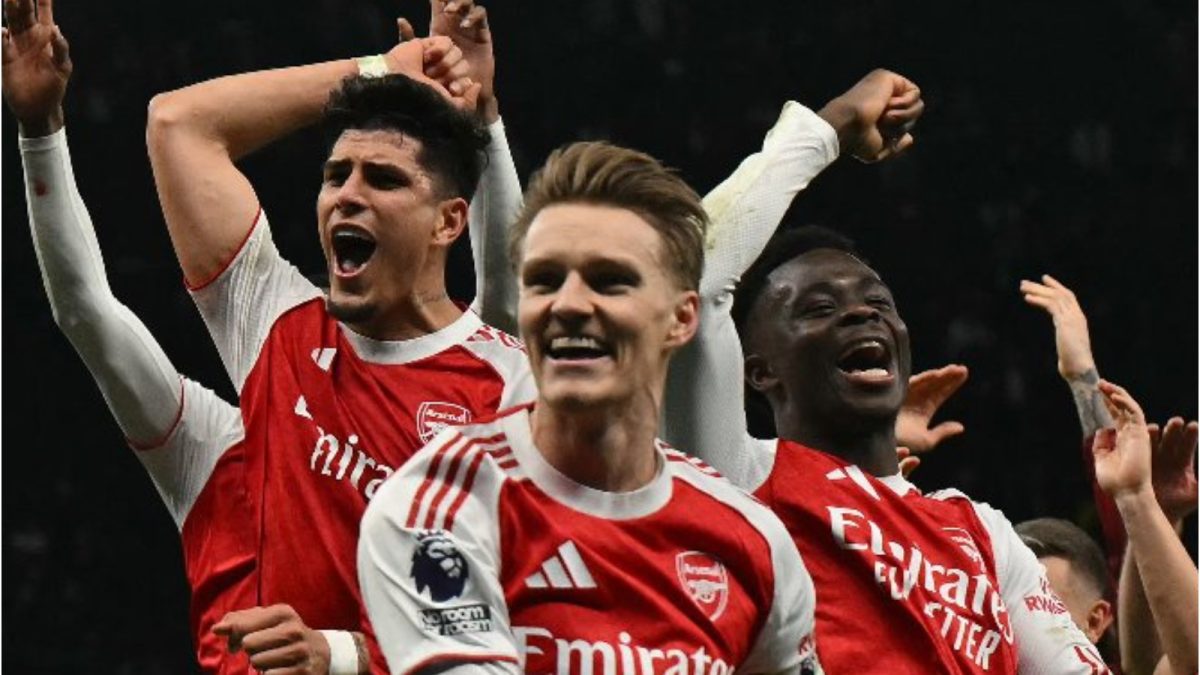 A section of Arsenal  players