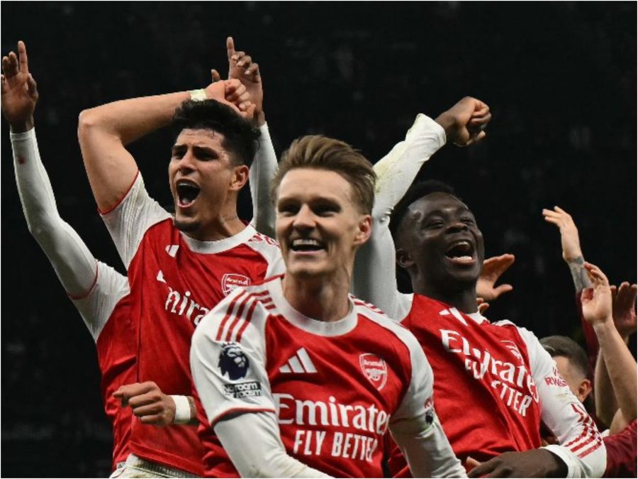 A section of Arsenal  players