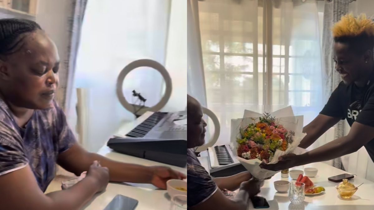 DJ Fatxo's sick mum. PHOTOS/Screengrab by K24 Digital of Facebook video by https://www.facebook.com/DjFatxo