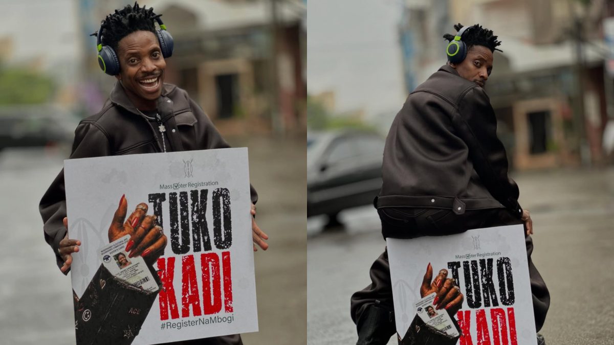 Eric Omondi announces concert for registered voters only