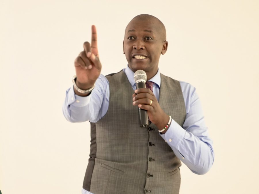TV host Fred Muitiriri,