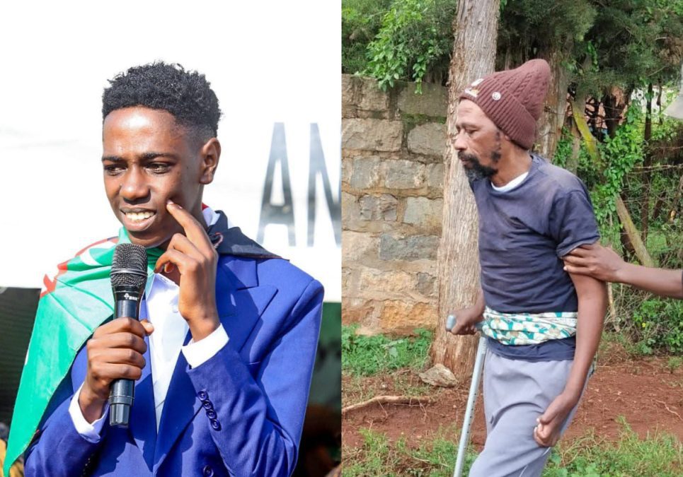 Kaluma Boy and his father. PHOTOS/https://www.facebook.com/profile.php?id=61581859767084